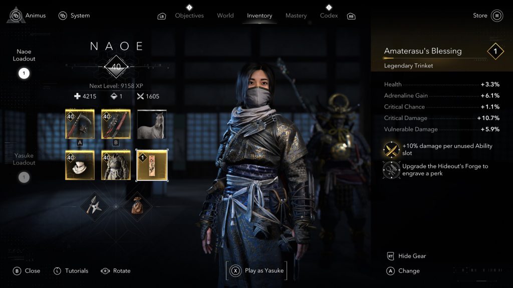 图片[5]-刺客信条：影 高级版 | 豪华中文 | Build.22460987 | 淡路之爪 DLC + 全 DLC + 预购特典 + 修改器 | 解压即撸-Game Hub